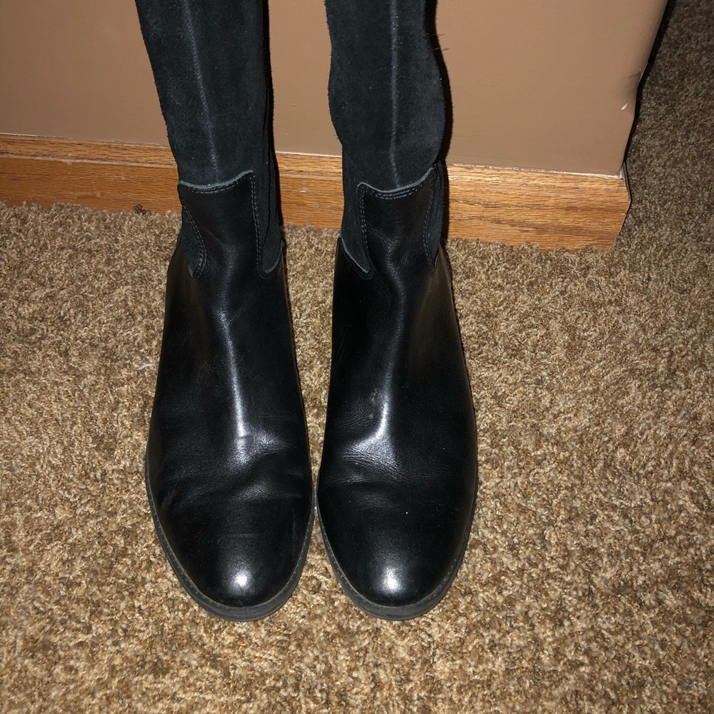 Sam Edelman Black Suede Riding Boots - Picture 3 of 3